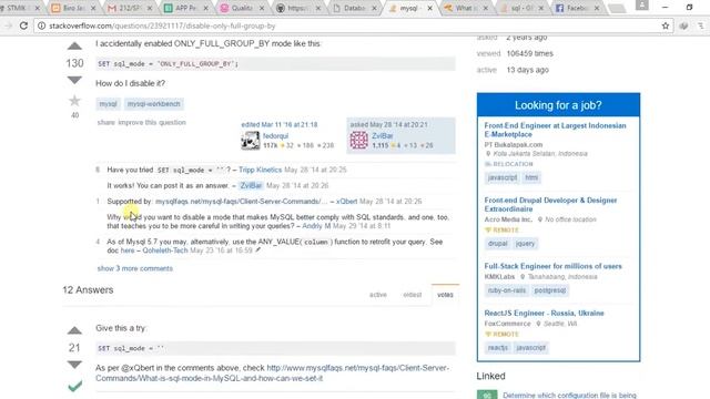 Solved : Problem Query MySQL "this is incompatible with sql_mode=only_full_group_by" смотреть онлайн