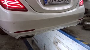 Тюнинг выхлопной системы Mercedes S500 w222