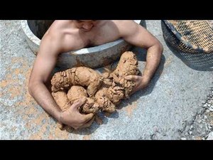 Добрый юноша спас из густой грязи пять маленьких зверушек, не зная, кто это