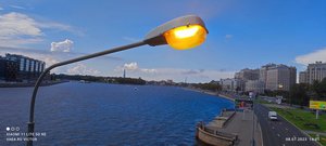 8 июля 2023 года Санкт-петербург Вид с Кантемировского моста на острова.  (Виктор VAEA.RU)