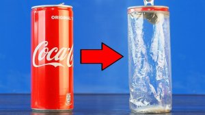 Эксперимент "Coca-Cola и средство для очистки труб."