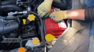 Замена свечей зажигания на Subaru Legacy BM