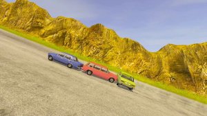 Икарус против вазовской классики Ваз 2101,Ваз 2102,Ваз 2103{BeamNG.drive}