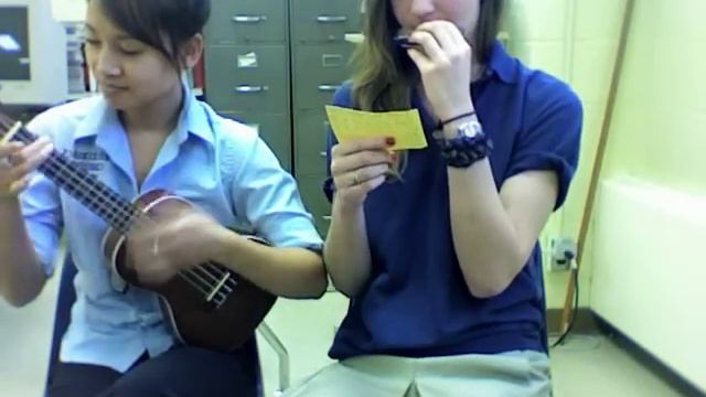 Somewhere Over The Rainbow- Harmonica+Ukulele смотреть онлайн