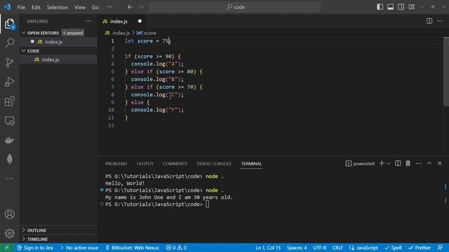 Learn JavaScript in 5 minutes!