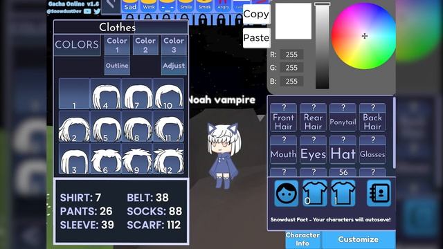 Noah VAMPIRE ? Gacha Online Outfit Tutorial | Roblox смотреть онлайн