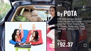 Top 10 Pota Air Mattresses [2018]: R&R Car outdoor travel bed Airbed mattress rear SUV car , beige