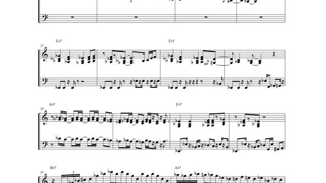 Eb Blues Funk Piano смотреть онлайн