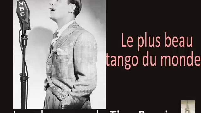 Tino Rossi - Le plus beau tango du monde | Alibert avec G.Sims смотреть онлайн