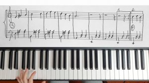 Красивая французская песня на пианино! РАЗБОР