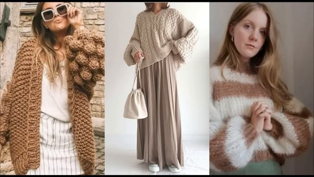 ВЯЗАНЫЕ ШЕДЕВРЫ НА ПРОХЛАДНЫЙ СЕЗОН 2023/2024 ?ИДЕИ ОРИГИНАЛЬНОГО ВЯЗАНИЯ СПИЦАМИ? смотреть онлайн