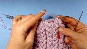 Двойная шапка спицами ? Вязание