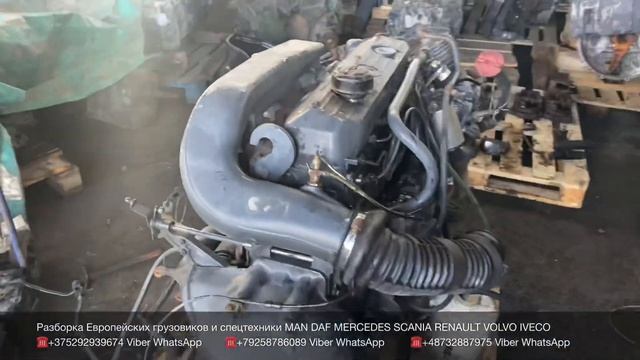 02.03.20 Минск Запуск двигателя OM366 MERCEDES 814 Разборка Европейских грузовиков и спецтехники
