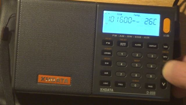 Всеволновый DSP радиоприемник XHDATA D-808 смотреть онлайн