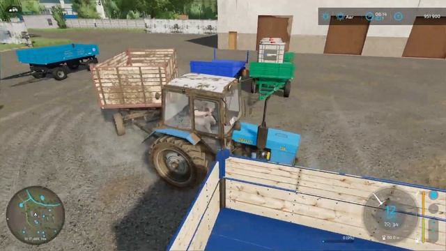 FS 22 - Обзор отличного прицепа 2ПТС-4 "887Б"