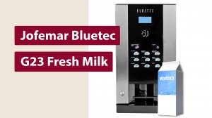 Видеообзор новой модели Jofemar Bluetec G23 Fresh Milk