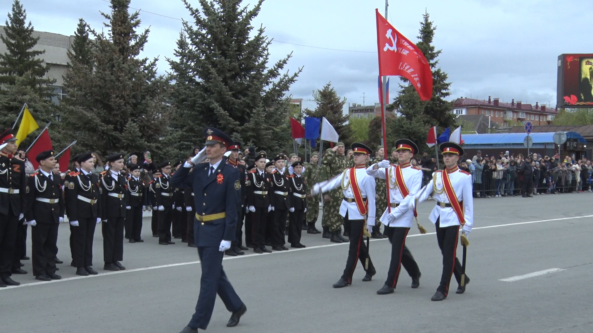 Празднование 79-ой годовщины Победы в Великой Отечественной Войне в Шадринске (2024-05-08)