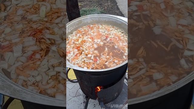 Суп с тушёнкина даче.?