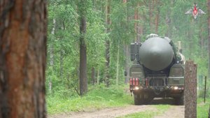 Выход  ПГРК «Ярс» на маршрут боевого патрулирования