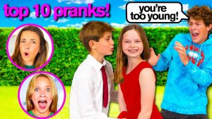 10 PRANKS in 24 HOURS ft/ Ben Azelart, Pierson, Piper Rockelle