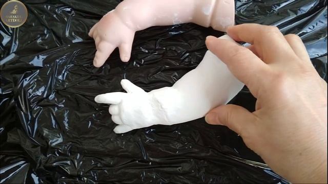 Делаю руку  кукле с нуля
