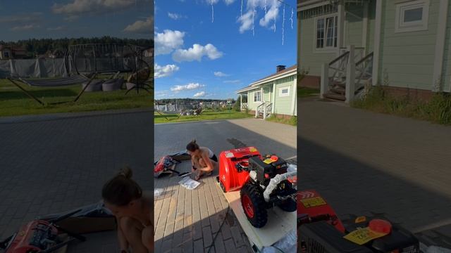 17 день влога челлендж 365/348 дней. Сборка снегоуборочной машины, играю в Симс