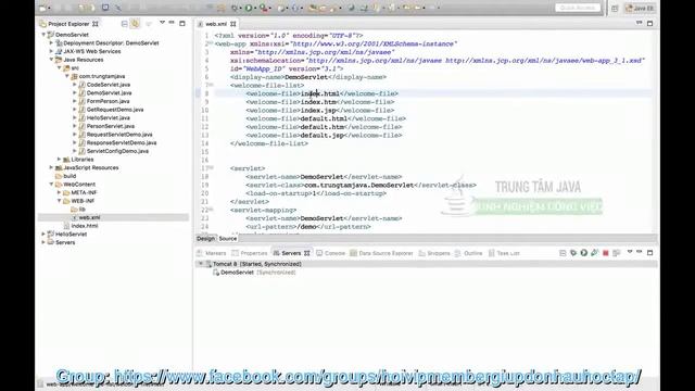 12 Thẻ welcome file list trong webxml của Java Servlet khoa hoc vip member смотреть онлайн