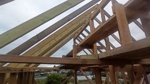 Делаем двухскатную крышу дома, часть 11