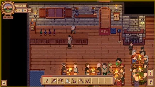 Travellers Rest. Создание 2й печи, 7й уровень, Режим строительства таверны #8 смотреть онлайн