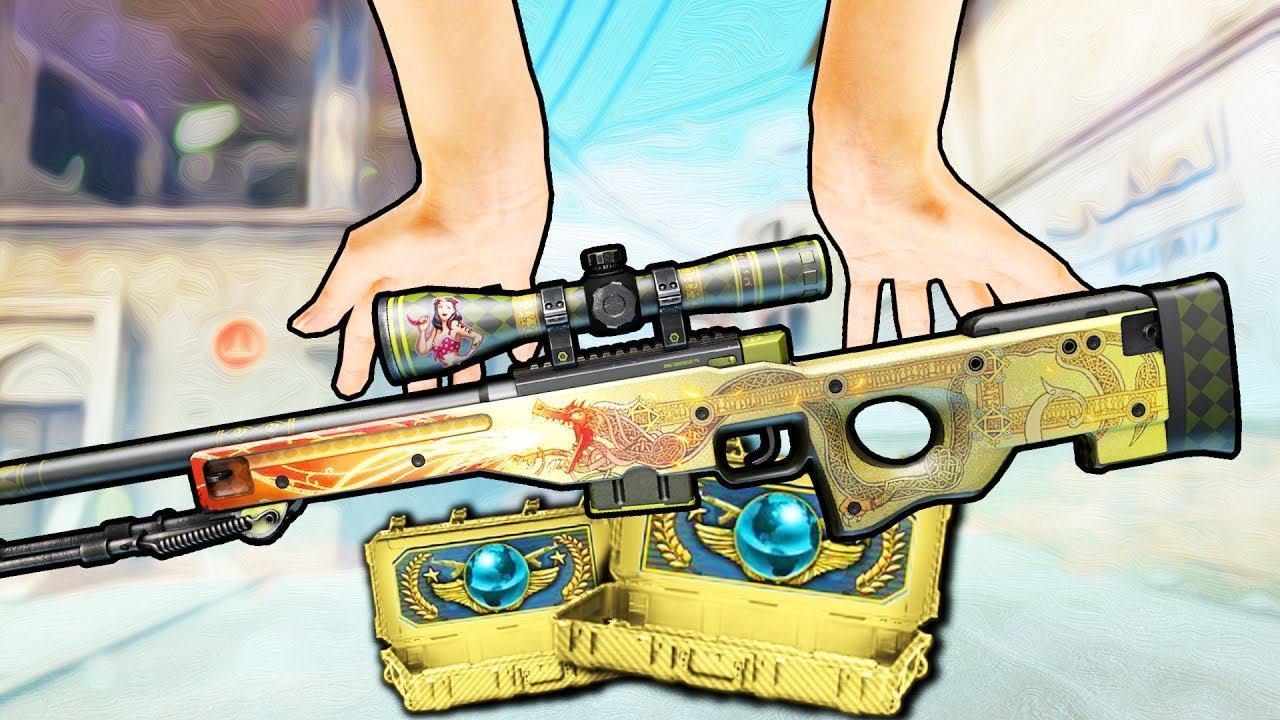 Awp dragon lore нарисовать