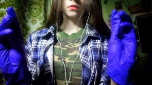 Асмр | звуки перчаток | без слов | asmr | latex gloves | no talking