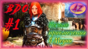 Black Desert Online. Путь новичка. Прохождение сюжета Медии. 1. Знакомство с Алтиновой.