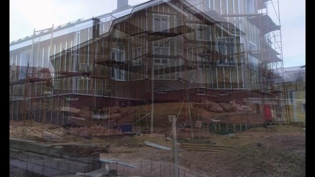 Отделка Деревянного Дома из Бруса Панелями под Камень. Отделка Фасада Дома Панелями под камень!