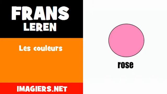 Frans leren = Les couleurs смотреть онлайн