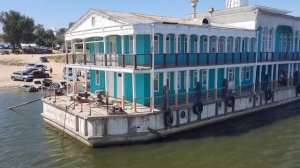 Круиз: Никольское, речной порт, зеленая стоянка теплохода