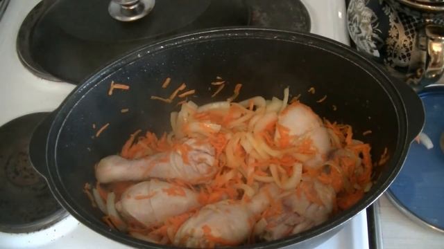 Курица в утятнице (СОУС) КУРИЦА С КАРТОШКОЙ смотреть онлайн