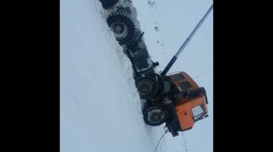 TATRA 8x8 IN SNOW !!! Застряла ТАТРА 8х8 в снегу!