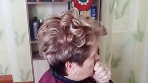 Укладка на короткие волосы.
