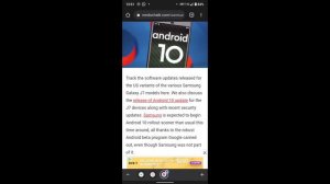 Samsung Galaxy J7 Android 10 Update !!!