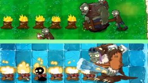 PvZ 2 Contrast game All Plants PvZ 1 vs PvZ 2 Gameplay (Part 3)