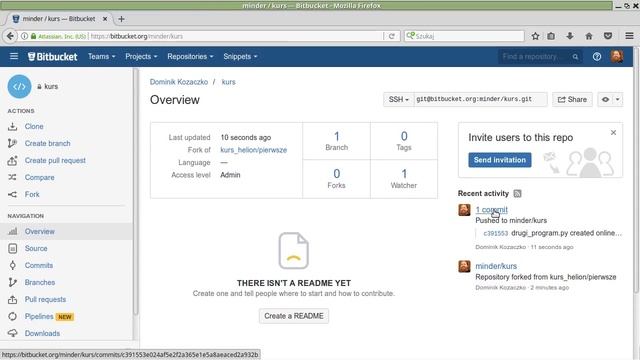 Git od podstaw - 04 - Pull requesty смотреть онлайн
