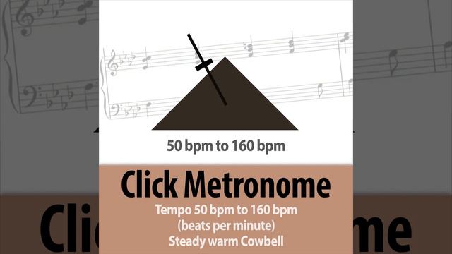 151 bpm (beats per minute) Click Metronome - Steady Tempo Warm Cowbell смотреть онлайн