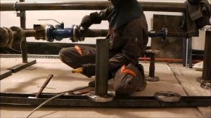 Как приварить фланец к трубе ( заготовка )