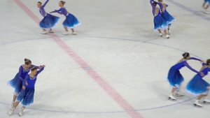 Команда  " ЮНОСТЬ" г.Екатеринбург.  Синхронное фигурное катание на коньках. 2018