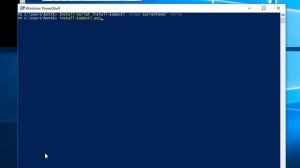 install kubectl using install-kubectl.ps1 from powershell gallery