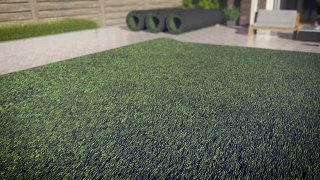 Installation of artificial grass with fall protection - GRS Shockpad смотреть онлайн