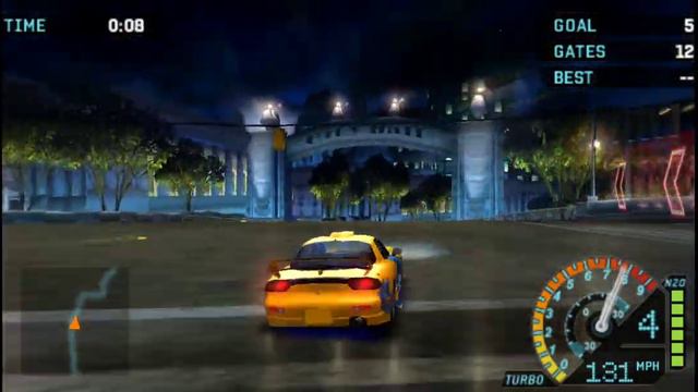 NFS Underground Rivals - Nitrous Run Event 2 Bronze Difficulty(PPSSP HD) смотреть онлайн