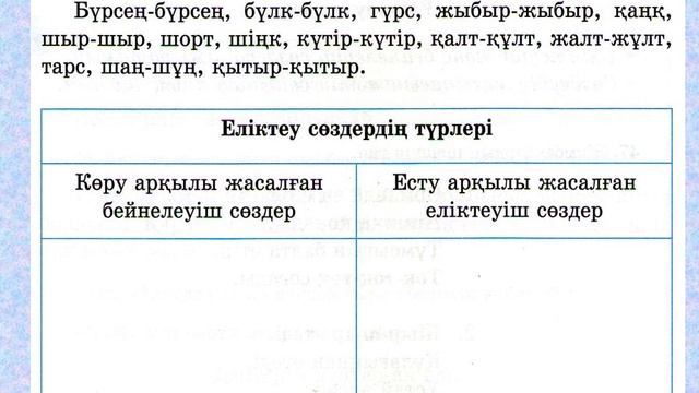 4-сынып. Қазақ тілі. Еліктеу сөздер смотреть онлайн