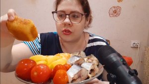Мукбанг Картошка, Скумбрия, Сельдь/Проклятие. Проклятие цыганки. Как избавиться от проклятия?
