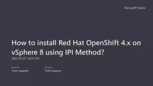 How to install Red Hat OpenShift 4.x on vSphere 8 using IPI Method? | OCP 4.11